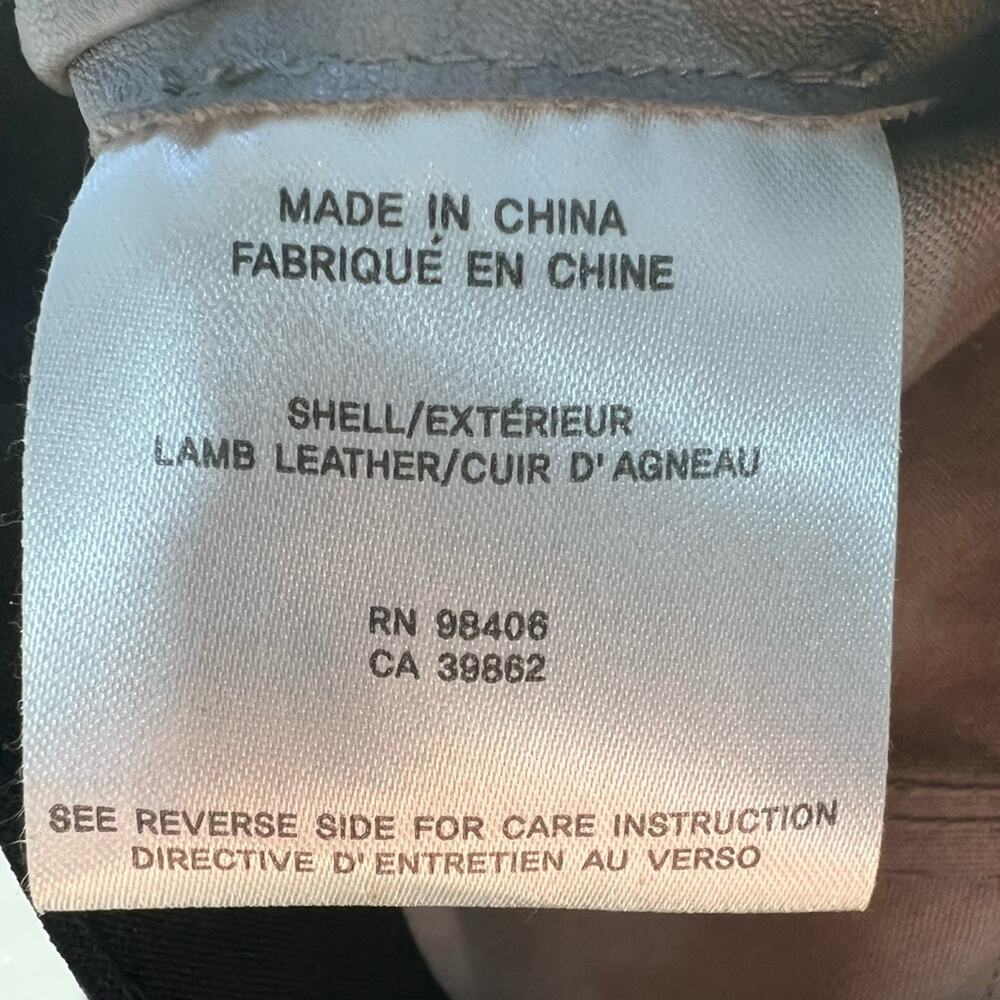 Theory Ima Maximus Lamb Leather Leggings Gray Size 6 NWT - Picture 9 of 10